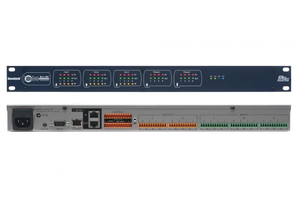 BSS BLU-100 Blue Link 12x8 Network Sinyal Prosesörü 12-Giriş / 8-Çıkış