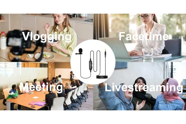 CKMOVA LCM2 Klipsli Yaka Mikrofonu Condanser Omnidirectional