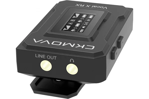 CKMOVA Vocal X V2 Ultra kompakt 2.4 GHz 24-bit Çift Yaka Kablosuz Mikrofon Seti