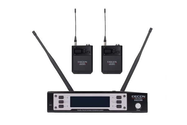 Decon DM-520T Çift Yaka Kablosuz Mikrofon Seti