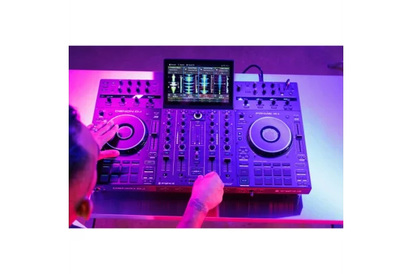 Denon DJ Prime 4+ İkinci Nesil Profesyonel 4-Kanal DJ Controller, Standalone Player, Engine Prime Sistemi