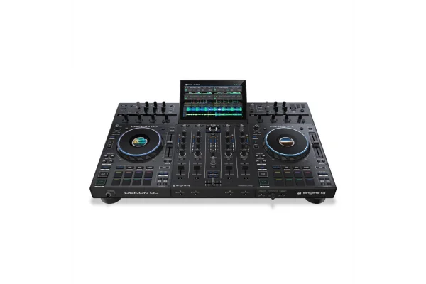 Denon DJ Prime 4+ İkinci Nesil Profesyonel 4-Kanal DJ Controller, Standalone Player, Engine Prime Sistemi