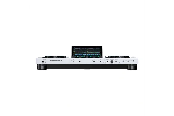 Denon DJ Prime 4+ White Edition İkinci Nesil Profesyonel 4-Kanal DJ Controller, Standalone Player, Engine Prime Sistemi, Sınırlı sayıda Beyaz Üretim