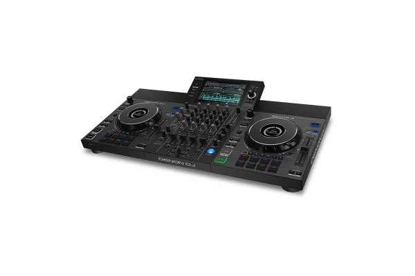 Denon DJ SC Live 4 4-Deck Standalone DJ kontrolcü, 7 Dokunmatik Ekran, Dahili Hoparlörler ve WI-FI Bağlantı