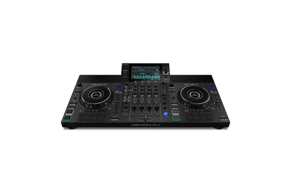 Denon DJ SC Live 4 4-Deck Standalone DJ kontrolcü, 7 Dokunmatik Ekran, Dahili Hoparlörler ve WI-FI Bağlantı