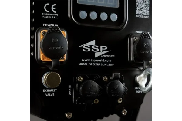 DERON SPECTRA SLIM18-WP Outdoor 18x12W Led PAR Sahne Spotu RGBWAUV 6in1