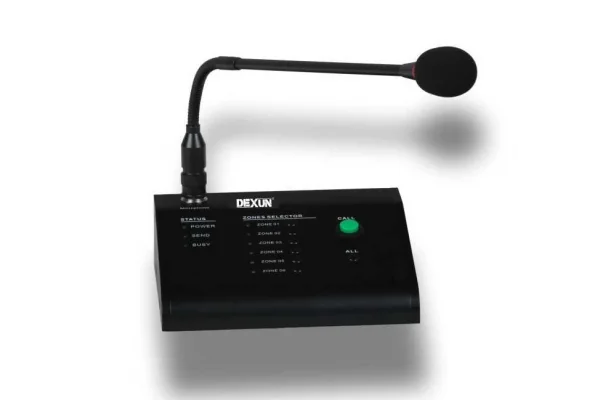 DEXUN DMX 6M 6-zone Mikrofon (DMX600 DMX900 ile kullanılır)