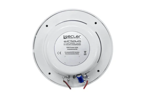 ECLER EIC52MS 5 Tavan Hoparlörü | 2-yollu | 20 WRMS | Nemli Alanlar için