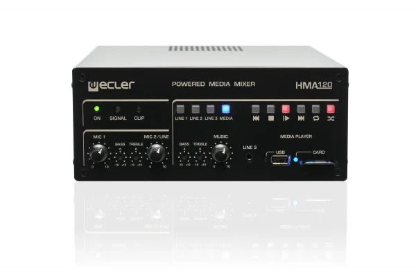 Ecler HMA120 Mixer-Amplifier 120W/100V