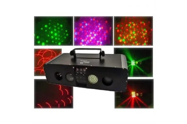 Eclips GALAXY 5 Li Led / Lazer Efekt Işık, Led/Lazer/Gobo/Strobe/Babystar (Kutusuz)