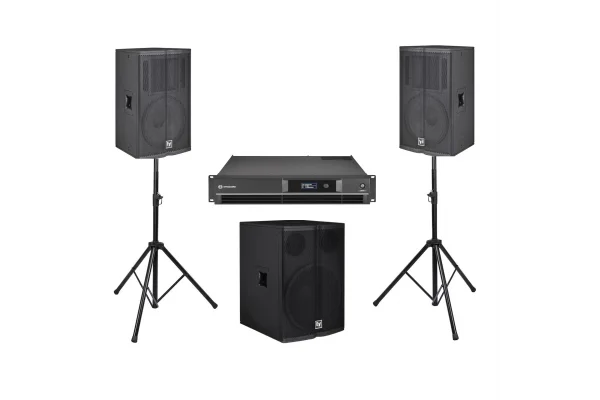 2466 Electro-Voice Tour-1518 Premium Canlı Müzik Ses Sistemi 2 x TX1152, TX1181 SUB + Dynacord L3600FD