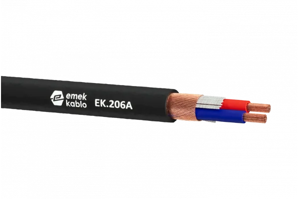 Emek EK-206A 2x0,22mm Stereo Mikrofon Kablosu 100mt