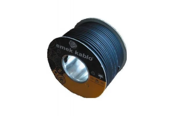 Emek EK-106A 1x0,22 Mono Mikrofon Kablo (100 metrelik rulo)