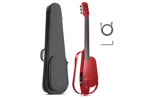 Enya NEXG 2N CL RD Kırmızı Renk Elektro Klasik Gitar