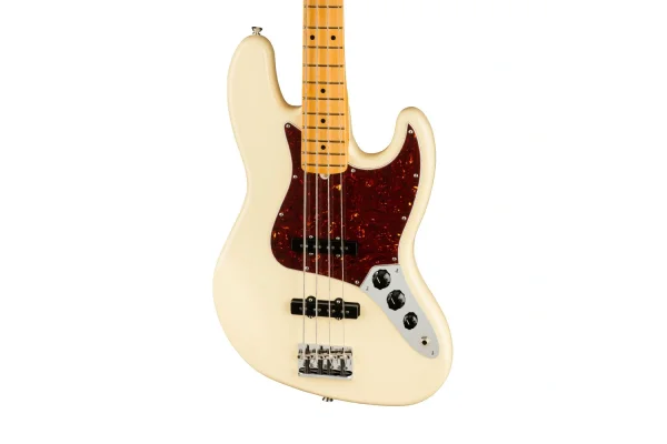 Fender American Professional II Jazz Bass Akçaağaç Klavye Olympic White Bas Gitar