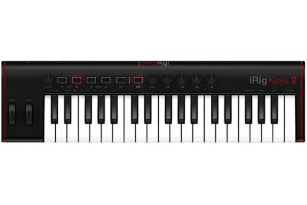 IK Multimedia iRig Keys 2 37-Mini Tuşlu Kompakt MIDI Klavye (iOS, Android, Mac &  PC)