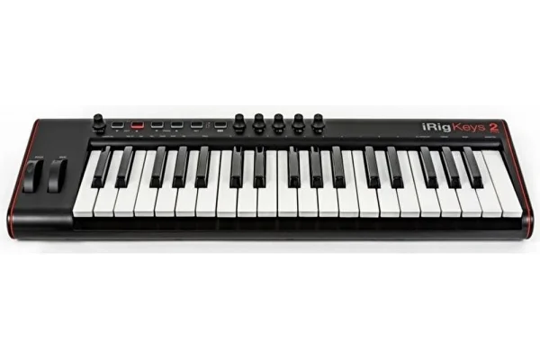 IK Multimedia iRig Keys 2 37-Mini Tuşlu Kompakt MIDI Klavye (iOS, Android, Mac &  PC)
