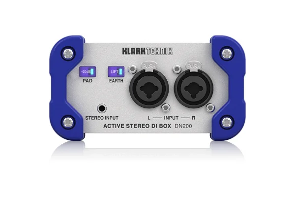 Klark Teknik DN200 V2 2 Kanal Stereo Aktif Direct Box