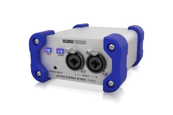 Klark Teknik DN200 V2 2 Kanal Stereo Aktif Direct Box