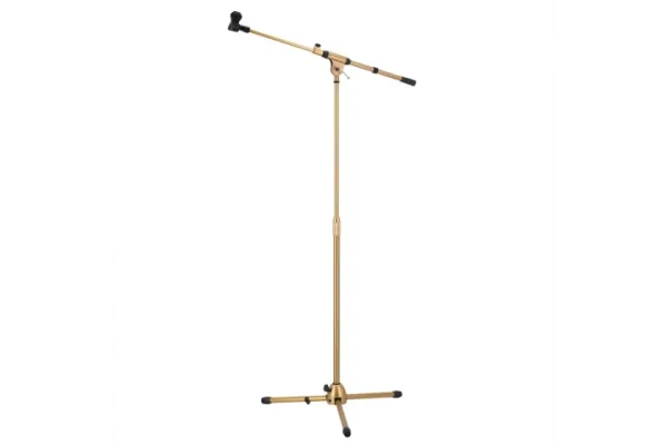 K.Meister BS-101 GOLD Pro High End Akrobat Mikrofon Sehpası, Çevirmeli, 4.7 Kg