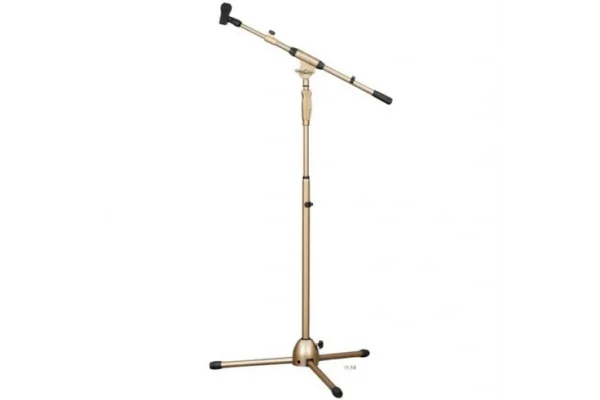 K.Meister BS-102 GOLD Pro High End Akrobat Mikrofon Sehpası, Bas Çek 4..7 Kg