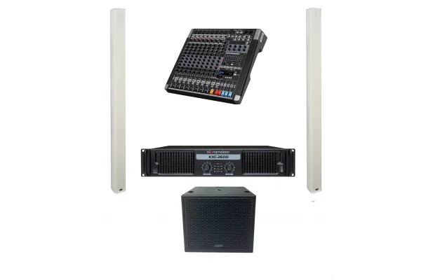 K.Meister C2600M | Ses Sistemi | 1 x M10 + 2 x CX163 + KS118A + KXS2600 (250m2)