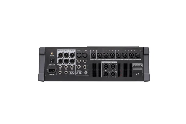 K.Meister LIVE 12P-2x 12 Kanal 2x1800W Çift Efektli Power-Mixer | USB | Bluetooth