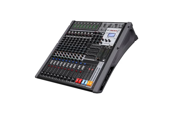 K.Meister LIVE 12P-2x 12 Kanal 2x1800W Çift Efektli Power-Mixer | USB | Bluetooth