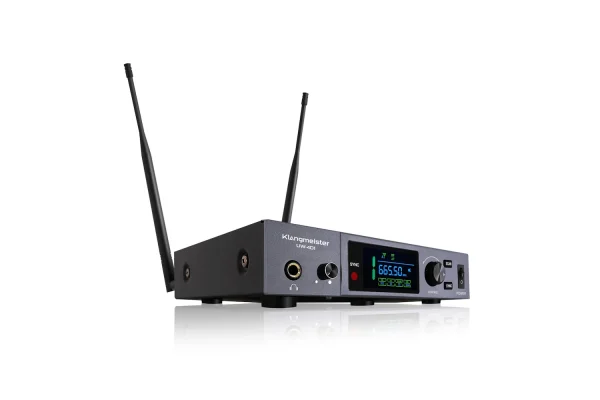 K.Meister UW-401E Tek EL Kablosuz Mikrofon Seti, Gerçek Diversity, 300 metre mesafe