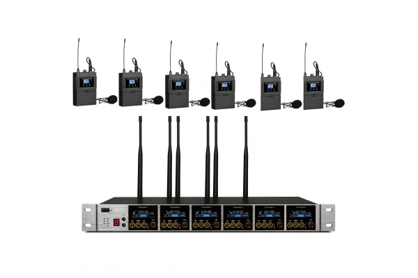 K.Meister UW-3630 6 Yaka Mikrofonlu Kablosuz Set
