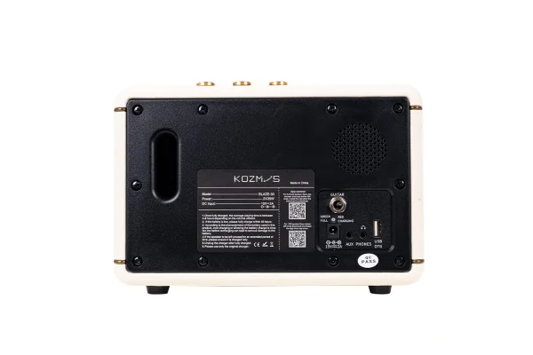 KOZMOS Blaze-30CR Uygulama ile Kontrol Edilebilen Elektro Gitar Amfisi ve Bluetooth Hoparlör