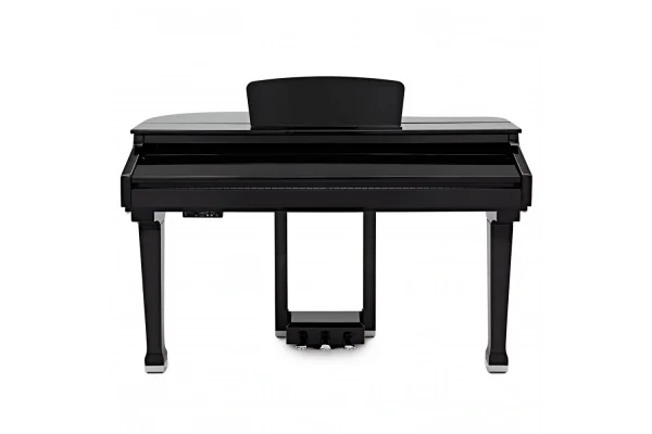 KOZMOS KDGP-20-BK Parlak Siyah Mini Kuyruklu Dijital Piyano (Tabure & Kulaklık Hediyeli)