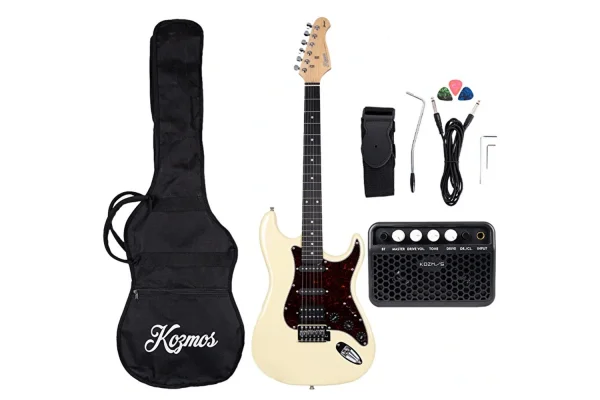 KOZMOS KGP-202HSS-VW Elektro Gitar Paketi (White)
