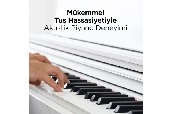 KOZMOS KHP-165BK Siyah Dijital Piyano (Tabure & Kulaklık Hediyeli)