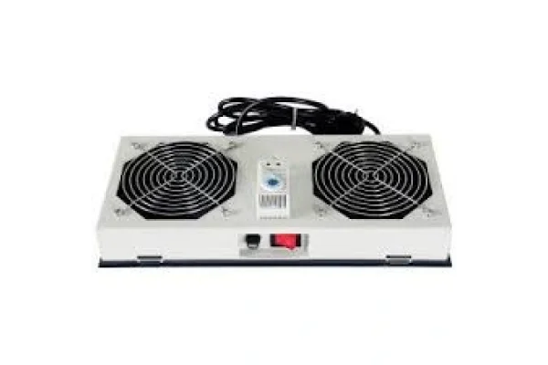 Lande 2 li fan modülü Termostatlı RAL 7035 Beyaz (LN-FAN-THM-2FWM-LG)