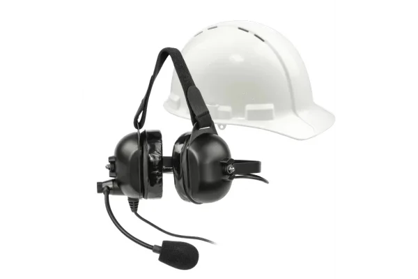 Listen LA-455 Kulak üstü Baret Altı Ensdüstriyel Kulaklık ve Boom Mikrofon