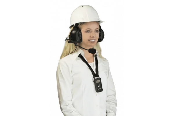 Listen LA-455 Kulak üstü Baret Altı Ensdüstriyel Kulaklık ve Boom Mikrofon