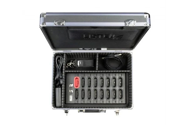 Listen LA-481 Docking Station Case 16 Ünite için, Kontrol, Şarj ve Taşıma Ünitesi