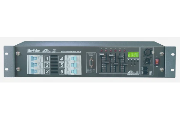 Lite Puter DX-626 6 Kanal Dimmer, 6x20A
