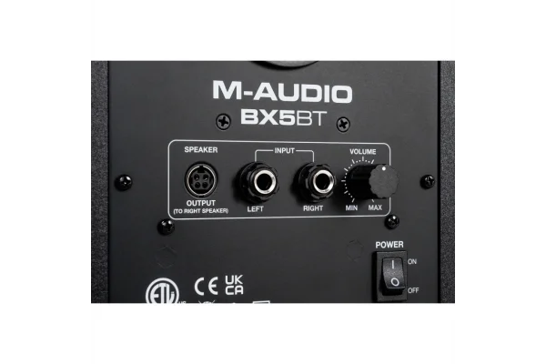M-Audio BX5BT 5  DSP Destekli, Bluetooth bağlantılı, Applikasyon Kontrollü Amplifikatörlü Stüdyo Hoparlörleri (Çift)