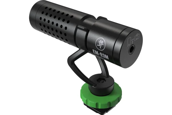 Mackie EM93M DSLR ve Akıllı Telefonlara uyumlu Kamera Üstü Kompakt Mikrofon