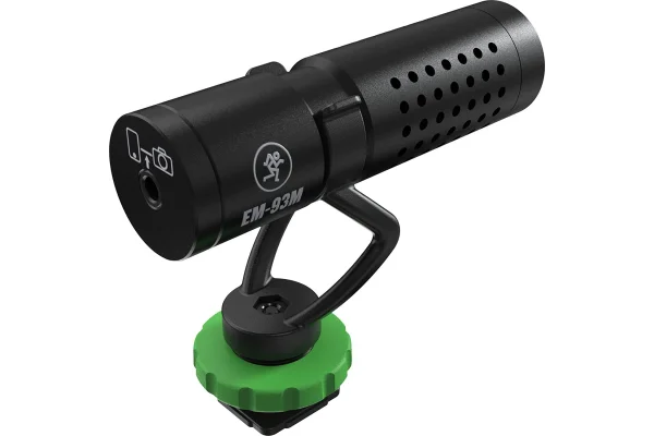 Mackie EM93M DSLR ve Akıllı Telefonlara uyumlu Kamera Üstü Kompakt Mikrofon