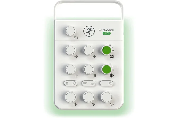 Mackie M-Caster Live Portatif Canlı Yayın Mikseri (Beyaz)