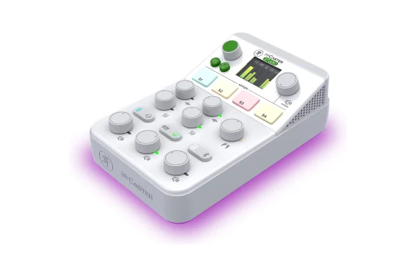 Mackie M-Caster Studio Portatif Canlı Yayın Mikseri (Beyaz)