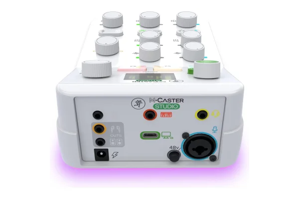 Mackie M-Caster Studio Portatif Canlı Yayın Mikseri (Beyaz)