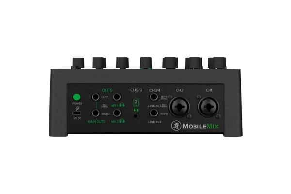 Mackie Mobilemix 8 Kanal Mikser Dahili Efektli ve Bluetooth Pil ile Çalışır