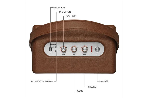 MARSHALL Kilburn III BT Bluetooth Hoparlör (kahverengi)