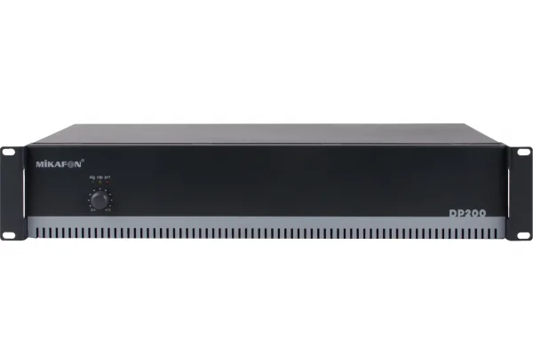 Mikafon DP200 Power Amfi 1x200W/100V | Yönetilebilir Network IP