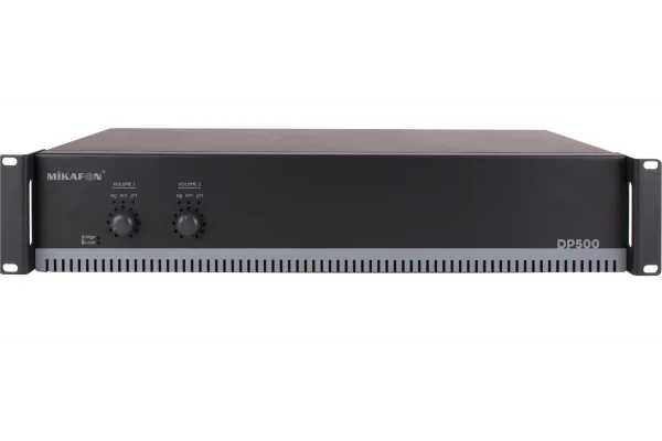 Mikafon DP500 Power Amfi 2x300W/100V | Yönetilebilir Network IP