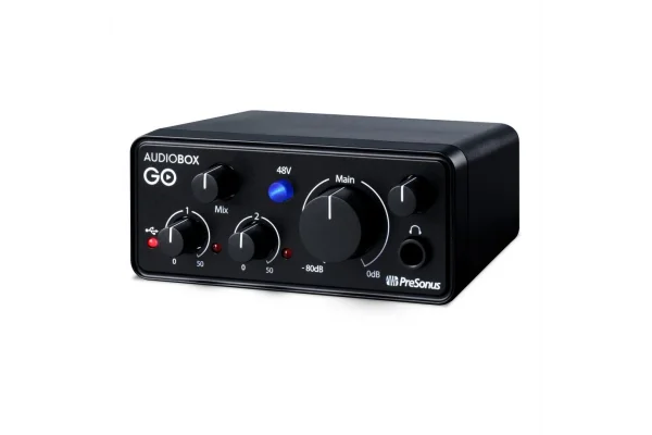 PreSonus AudioBox GO Ultra kompakt, 2x2 mobil ses kartı